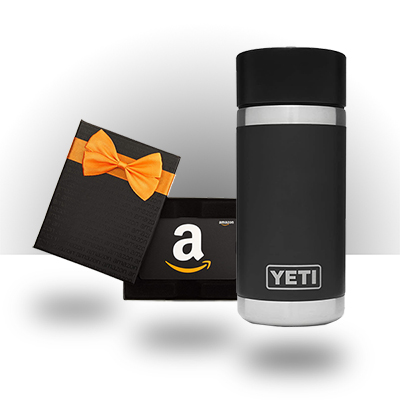 Yeti Tumbler and Amazon Gift Card